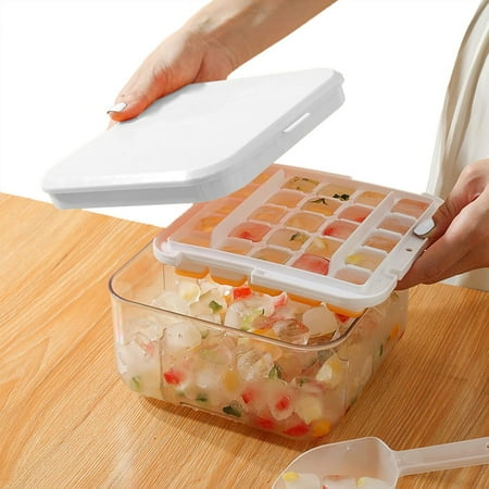 

Yungwalm Ice Cube Trays Easy Release Reusable Ice Trays with Storage Bin Easy Release Stackable Ice Trays with Ice Cube Storage Bin Easy Release nearby