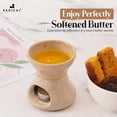 thumbnail image 6 of Radicaln Verona Marble Butter Warmer 4" Handmade–Candle Butter Warmer For Candle Melter & Sea Food Butter Maker Chocolate Melting Pot and Butter Crock, 6 of 6