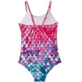thumbnail image 4 of Toddler and Little Girls One Piece Swimsuits Mermaid Beach Swimwear Bathing Suit for Beach 2-8 Years, 4 of 9