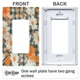 thumbnail image 3 of Yayeee Rocker Switch Wall Plate 1-Gang 4.6"x2.9" Home Decorative Outlet Cover, Sunny Blooms, 3 of 6