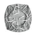 thumbnail image 1 of Funda elástica para silla de oficina, a prueba de polvo, protector de cojín para asiento de silla Gris claro, 1 of 9