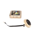 thumbnail image 4 of Timbre con vídeo para el hogar, monitoreo de seguridad, visor de puerta, cámara electrónica inteligente tipo ojo de gato, TFT dorado de 2,4 pulgadas, 4 of 5