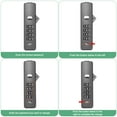 thumbnail image 5 of Uxcell Gate Locks for Outdoor Fence, 23.6IN Length Steel Cable Rope 4-Digit Combination Lock [Blue], 5 of 7