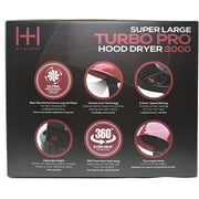 Hot & Hotter Hotter Super Large Turbo Pro Hood Dryer, Ceramic Ionic