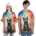thumbnail image 4 of Hello 2025 Scottish Terrier Celebrates Happy New Year Firework Balloon All Over Print 3D Baseball Shirt Scottie Dog Lover Gifts Softball Sport - 02024, 4 of 6
