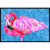 18 x 27 in. Pink Flamingo Indoor Or Outdoor Mat