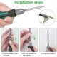 thumbnail image 2 of Set of 12 Torx Screwdrivers T6-T40, Long Screwdriver 120mm Magnetic Hand Screwdriver Sets T6-T40 Repair Tools, Magnetic Ratchet Screwdriver for Cordle, 2 of 4