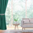 thumbnail image 5 of Curtains, 4 Pieces Silver Leaves Curtain Clip, Adjustable Alloy Elasticity Curtain Holder, Curtain Buckles with Spring Rope, 5 of 5