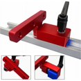 thumbnail image 5 of Brillar Track Stop t-Nut t Tracks Madera DIY Herramienta manual Herramientas Refuerzo protector duradero T-Slot T-Tracks en uso Kit de agarre rápido para mano de riel en T de 30 mm, 5 of 5
