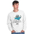 thumbnail image 5 of The Smurfs Aries Ram Zodiac Sign Sweatshirt for Men or Women Brisco Brands S, 5 of 6
