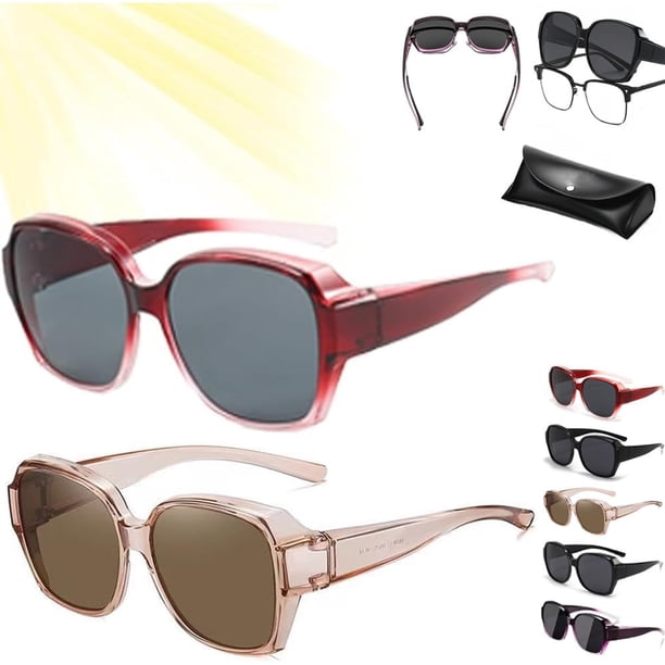 Gafas de sol Myliia Snapshades, gafas de sol Maysprings Snap Shades, gafas de sol polarizadas que se ajustan a gafas normales