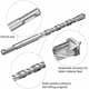 thumbnail image 4 of 9-Piece SDS-Plus Drill Bit Set for Electric Hammer Drill - Compatible with Bosch, Makita, DeWalt - For Concrete, Brick, Stone, Ceramic Tiles, 4 of 5