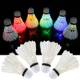 thumbnail image 4 of 1PC LED Night Luminoust Badminton Beatable Durable Training Special Badminton Outdoor Sports Entertainment Goose Feather Ball Red, 4 of 6