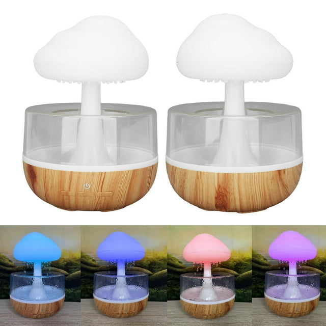 Rain Cloud Humidifier, Water Drip Cloud Diffuser Relieve Stress For Living Room