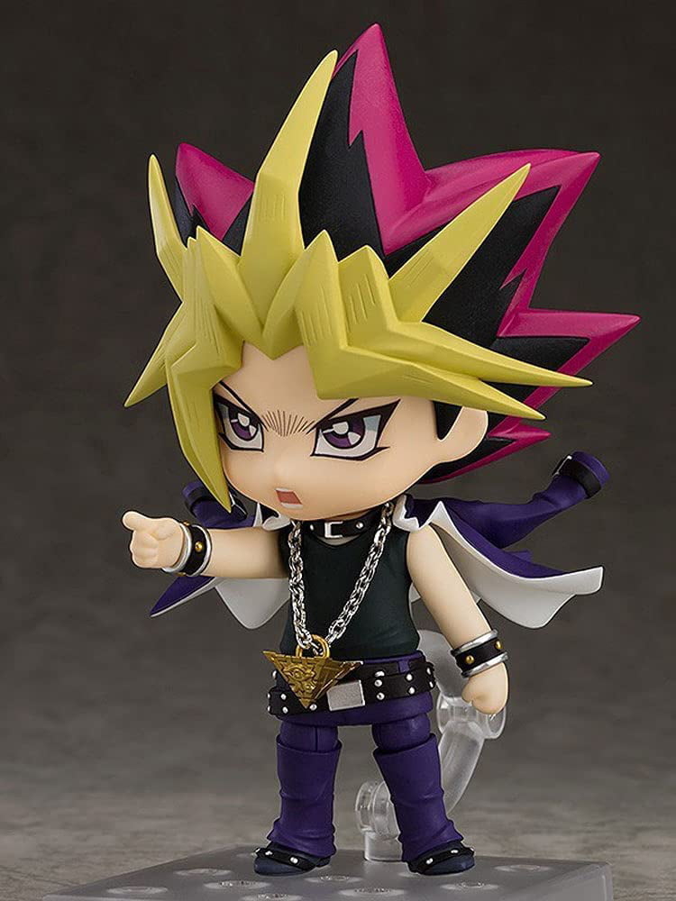 Yami Yugi ATEM Anime Figure Model Q Version Nendoroid Action Figures Cartoon Game Character Desk Ornament for Home Decorative & Collection & Gift & Host Decoration PMFDAY Yu-Gi-Oh