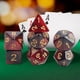 thumbnail image 4 of 7 Unids Acrílico Poliédrico Dados de de Familiar Jugar Entretenimiento Juguetes de Dados para rojo estrella Hugo dados poliédricos, 4 of 7