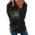 thumbnail image 6 of Busydd Christmas Hoodies for Women Long Sleeve Vacation Graphic Hooded Sweatshirt Comfy Casual Womens Hoodies Pullover with Pockets L, 6 of 6