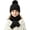 Black, variant on 3 Pcs Kids Winter Hat Scarf Gloves Set Boys Girls Knit Fleece Lined Thick Thermal Sets for Outdoor Play Ski Wear Gray 2-10 Years