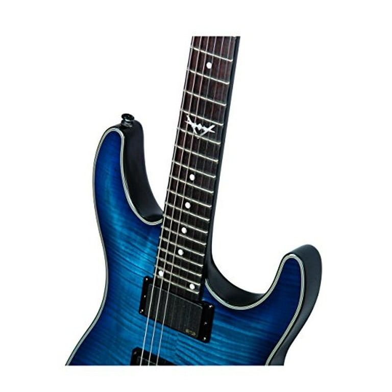 Dean Custom 450 flame top electric guitar emg pickups
