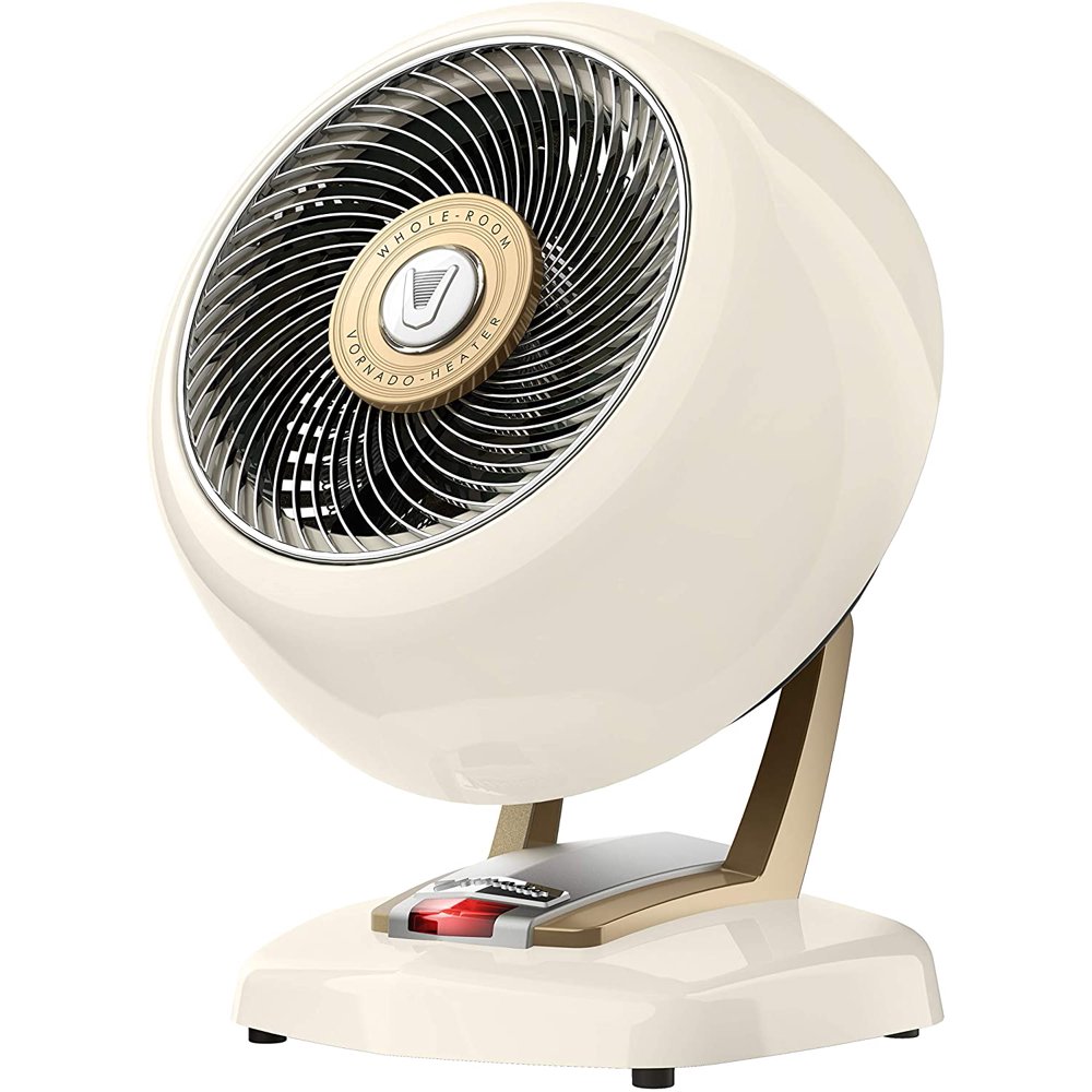 Vornado VHEAT Vintage Metal Heater with Two Heat Settings and Advanced