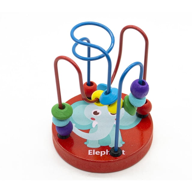 Juguete PARA Bebés Fábrica del Juego Mini Laberinto Aprendizaje Rojo