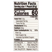 Once Upon a Farm Organic Refrigerated Baby Food Fruit & Veggie Blend Pineapple, Banana & Avocado with Mint, 3.2oz Pouch