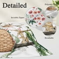 thumbnail image 2 of Spring Forest Animals Pillow Covers, Linen Long Throw Pillow Case, Floral Botanical Trees Holiday Pillow Protector Decorative Cushion Cover for Living Room/Bedroom 20" x 36", 2 of 8