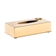 thumbnail image 1 of Portarrollos de papel higiénico para baño, caja de pañuelos para baño de hotel Más dorado, 1 of 9