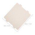 thumbnail image 2 of PENIKOKO 8Ud Mica Sheet for Oven Plate Plated Silver Efficient Heat Barrier Microwave Replacement Part for Home Use, 2 of 6