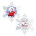 thumbnail image 3 of Snapins 2.875 Pouces Ornements Photo Flocon de Neige - Lot de 100, 3 of 4