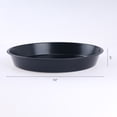 thumbnail image 2 of Unique Bargains 3 Pcs Baking Sheet Round Cake Pans Black 11.0*11.0*1.4in, 2 of 6