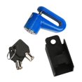 thumbnail image 1 of Cerradura de freno de disco de Motocicleta Sunnimix Impermeable Antirrobo con Dos Llaves azul, 1 of 8
