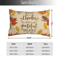 thumbnail image 2 of Balery Thanksgiving With A Grateful Heart Funda de Cojín Estampada, Regalos para Mujeres, Regalos de Amor para Ella, Regalos para Novia o Esposa, Funda de Almohada-14"x20", 2 of 6