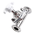 thumbnail image 5 of Diaphragm Valve DN15 DN20 DN25 DN50 Stainless Steel Tri Clamp Diaphragm Valve Of Brew Beer Dairy Product ,Easy to Operate, 5 of 5
