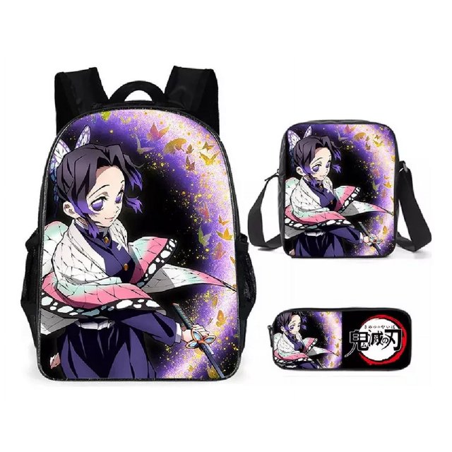 Demon Slayer: Kimetsu No Yaib Color Double Ghost Extresses 215 Backpack 3 Piece Set