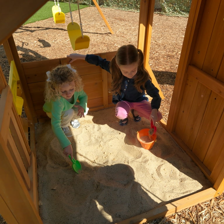 Kidkraft mockingbird view swing set & activity center on sale