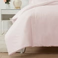 thumbnail image 5 of Simply Shabby Chic Pink Crochet Stripe 4-Piece Washed Microfiber Comforter Set, Full/Queen, 5 of 8