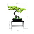 thumbnail image 2 of Adornos de árbol bonsái artificiales de resina, decoración ligera y de lujo for sala de estar, entrada, oficina y escritorio., 2 of 6