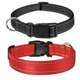 thumbnail image 6 of Reflective Nylon Dog Collars 2pcs,with Quick Release Buckle,Adjustable Safety Nylon Collars for Small Medium Large Dogs, 6 of 8