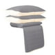 thumbnail image 2 of Cubrecolchón de látex natural con capa de espuma de emulsión para un soporte transpirable y adaptable. Juego de cama de 3 piezas con sábana ajustable y fundas de almohada para una mayor, 2 of 7