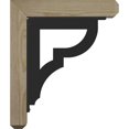 thumbnail image 3 of 4"W x 14"D x 16"H Bradford Craftsman Ironcrest Rough Sawn Bracket, Douglas Fir (1 1/2"W x 10"D x 12"H Iron Bracket), 3 of 5