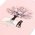 thumbnail image 5 of 3D Card Birthday Card Pop Up 3D Card Greeting Card with Envelope Pink Cherry Blossom Valentine's Day Card for Wedding Anniversary Wedding Gift Birthday Graduation Card Wedding Invitation, 5 of 7