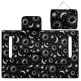 thumbnail image 5 of Whosucclay Stars Golf Cart Seat Cover, Sweat Absorbent with 4 Storage Pockets for Yamaha 2-Person Golf Cart, 5 of 9