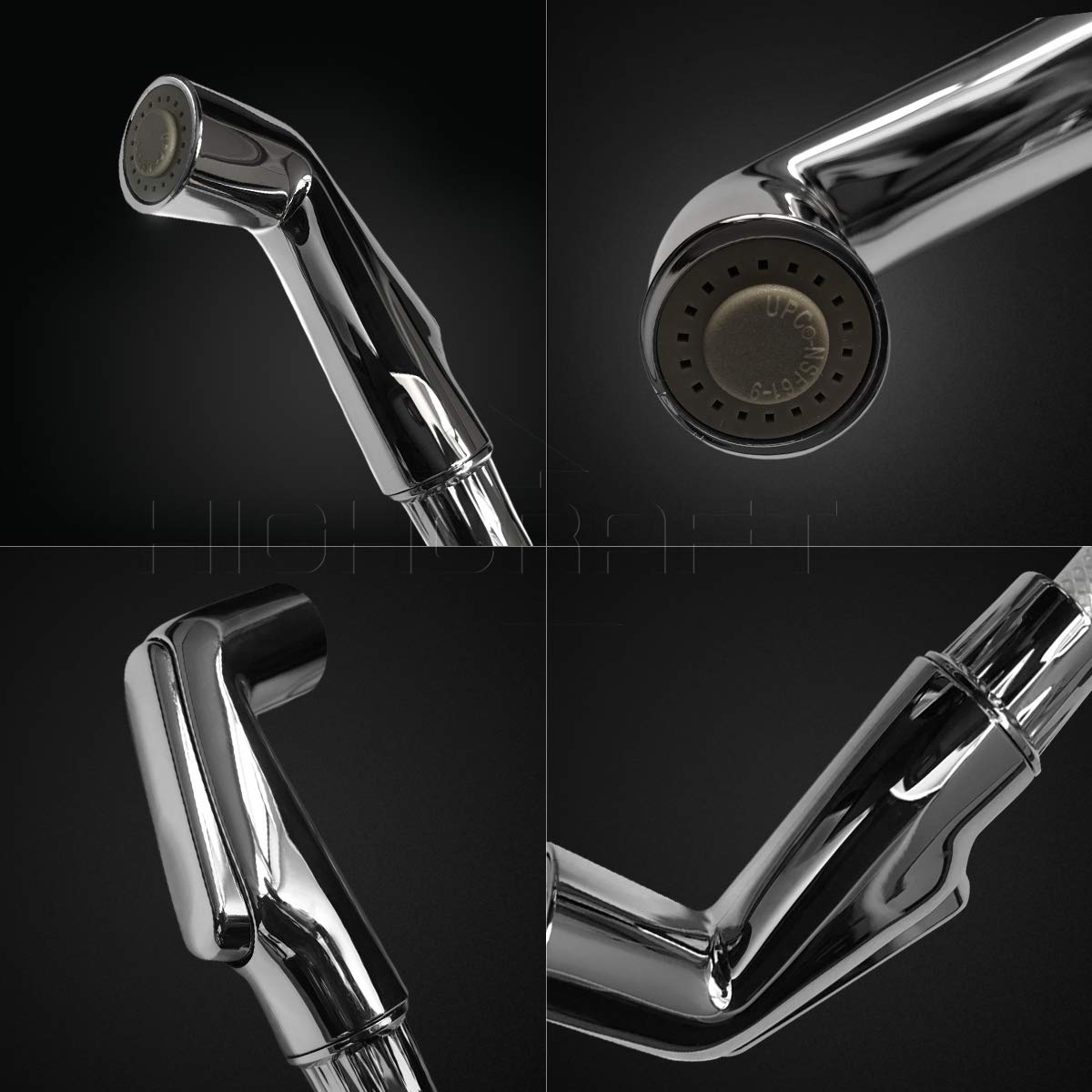 Everflow Lead Free Two-Handle Kitchen Faucet with Spray photo 4