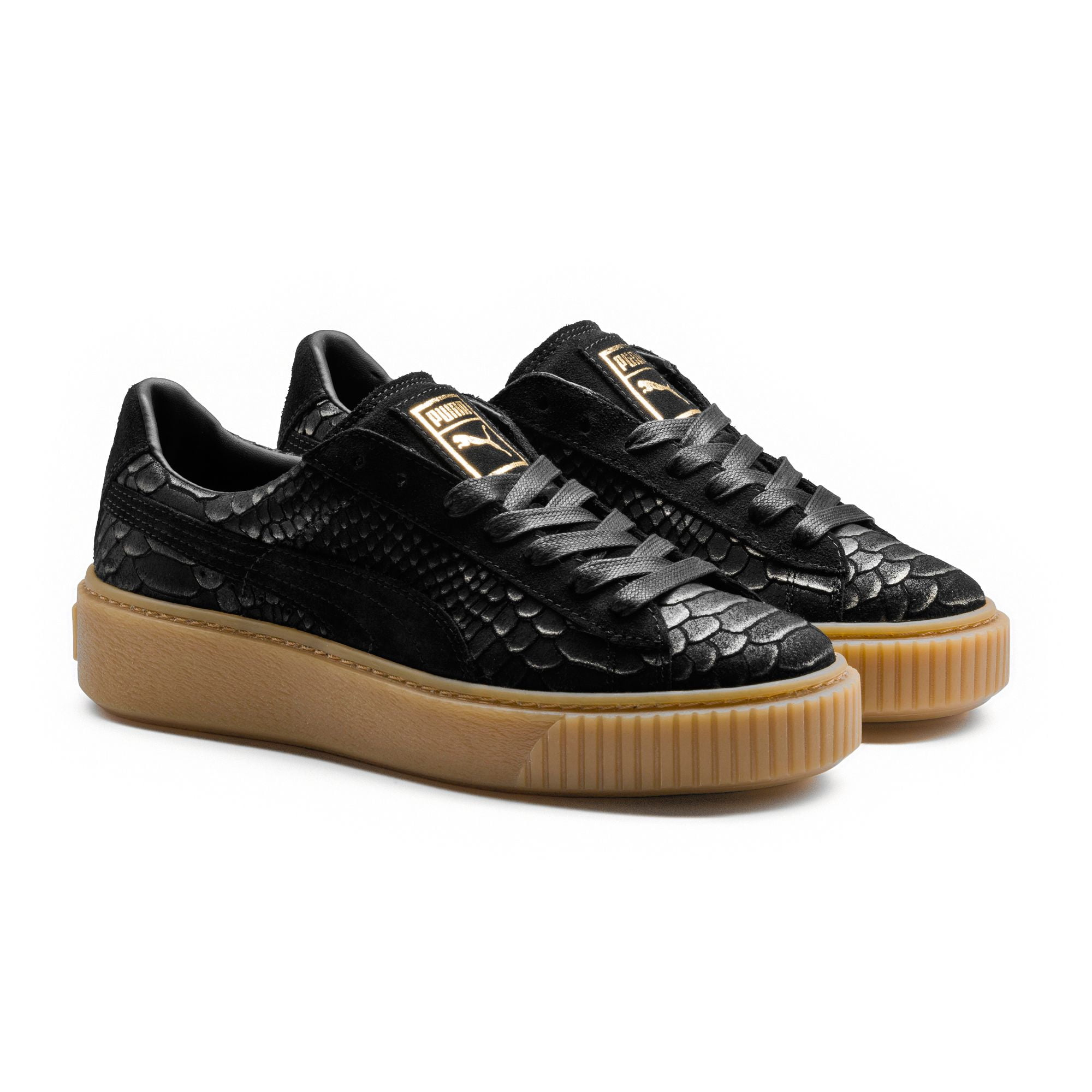 puma platform leather