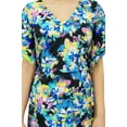 thumbnail image 2 of Bimba Short Polyester Kaftan Asymmetrical Caftan Coverup Chic Beach Clothing, 2 of 7