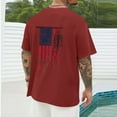 thumbnail image 3 of Tops para hombre, blusas y camisas de cuello redondo y manga corta para hombre, blusas casuales de cuello redondo con estampado de moda para hombre, blusas de cuello redondo y manga corta, camisas par, 3 of 5