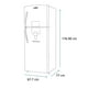 thumbnail image 4 of Refrigerador 14 Pies Mabe Top Mount Con Despachador de Agua RME360FDMRQ0 Silver, 4 of 4