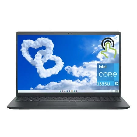 New Dell Inspiron 15.6" Touchscreen Laptop, Intel Core i5-1335U, 32GB RAM, 1TB SSD, SD Reader, 1080P, HDMI, Windows 11 Home,Black