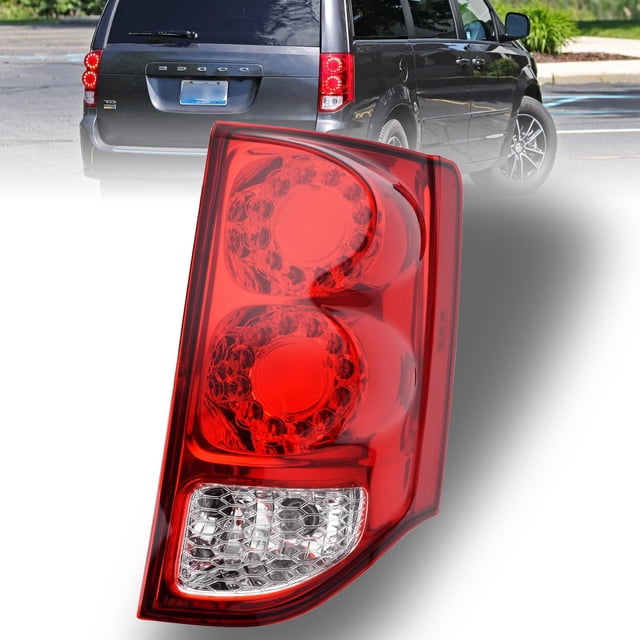 Luz trasera Nakuuly 2011-2020 para Dodge Grand Caravan, derecha, LED